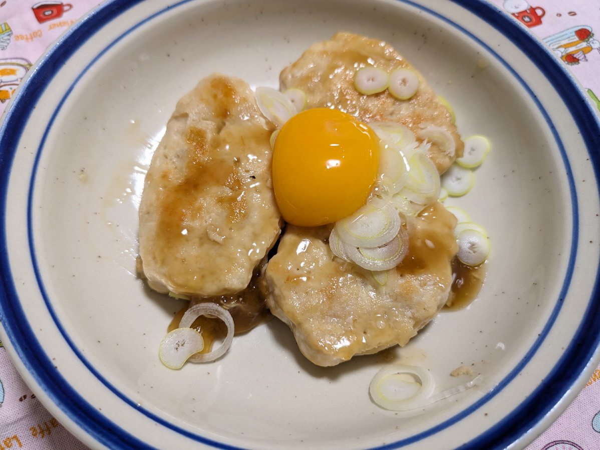 鶏つくねの照り焼き